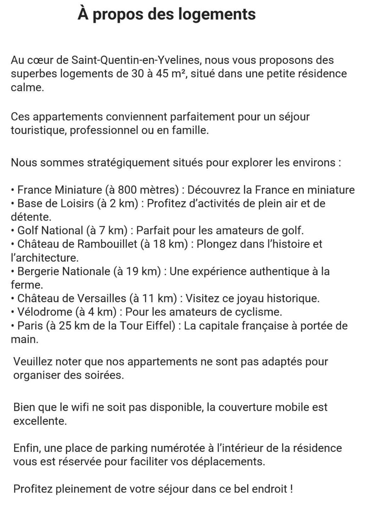 St-Quentin-En-Yvelines Plusieurs Appartements Avec Parking 特拉普 外观 照片